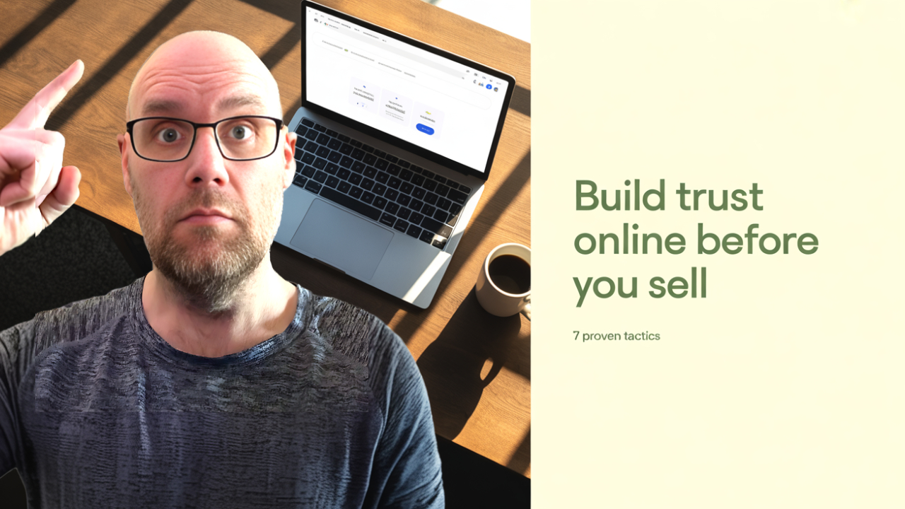 Before the Pitch: 7 Unexpected Ways I Built Trust Online (and Why I Messed Up) Cover