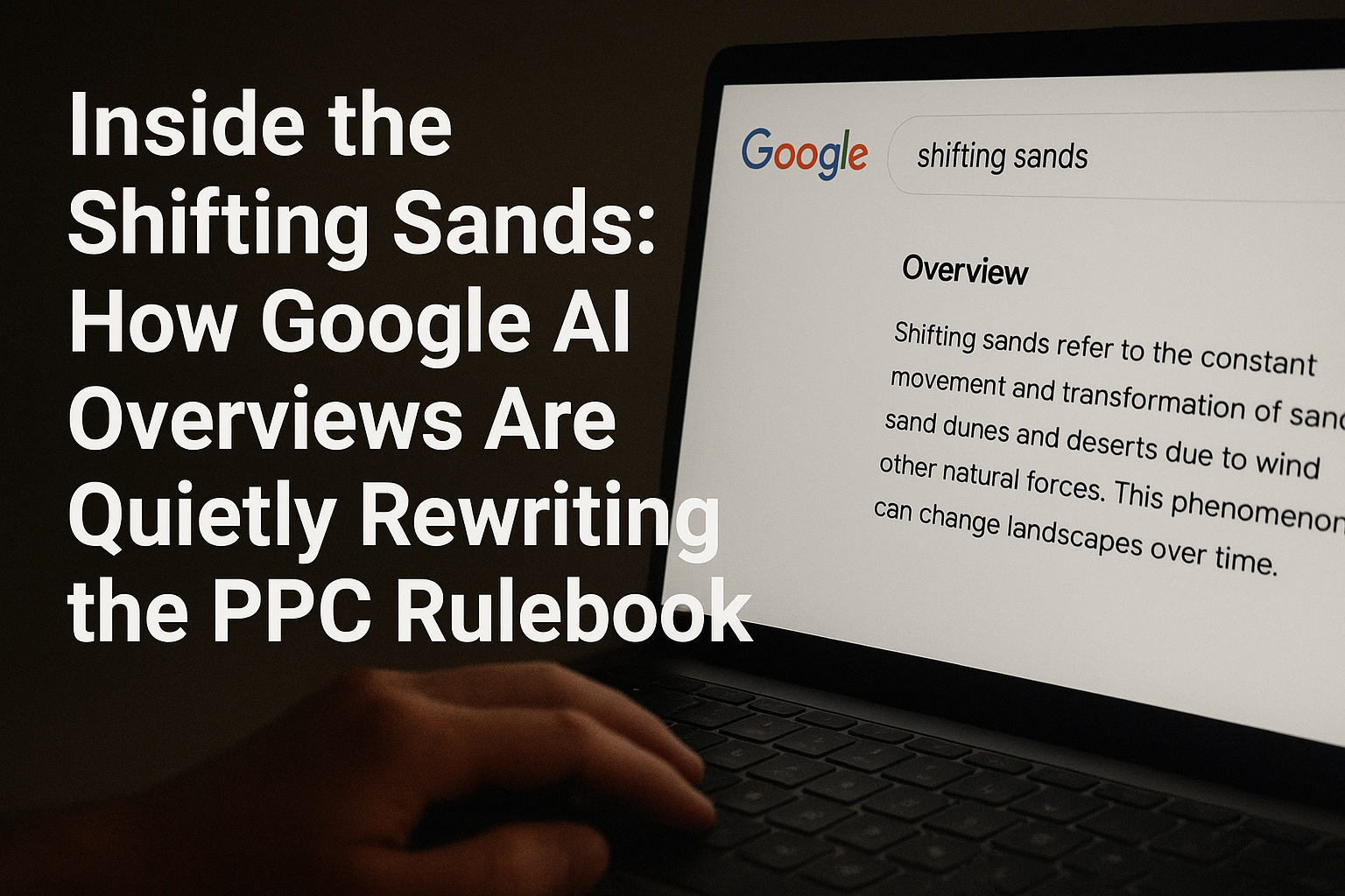 Inside the Shifting Sands: How Google AI Overviews Are Quietly Rewriting the PPC Rulebook Cover