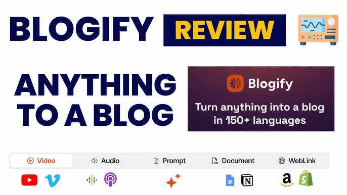 Blogify AI: Turning Content Chaos into Blogging Brilliance Cover