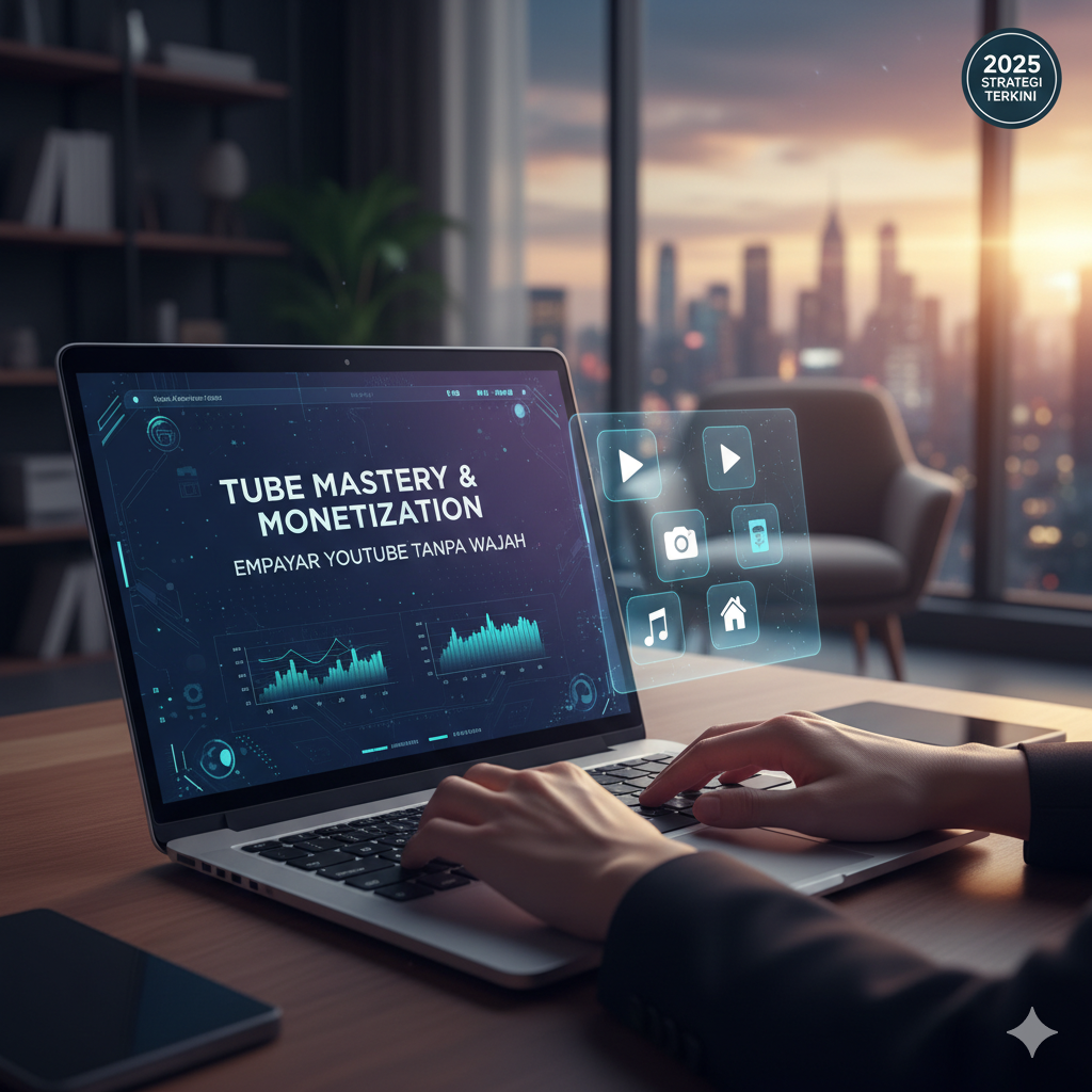 Rahsia Tube Mastery & Monetization: Cara Bina Empayar YouTube Tanpa Perlu Muncul di Skrin (Pengalaman & Strategi 2025) Cover