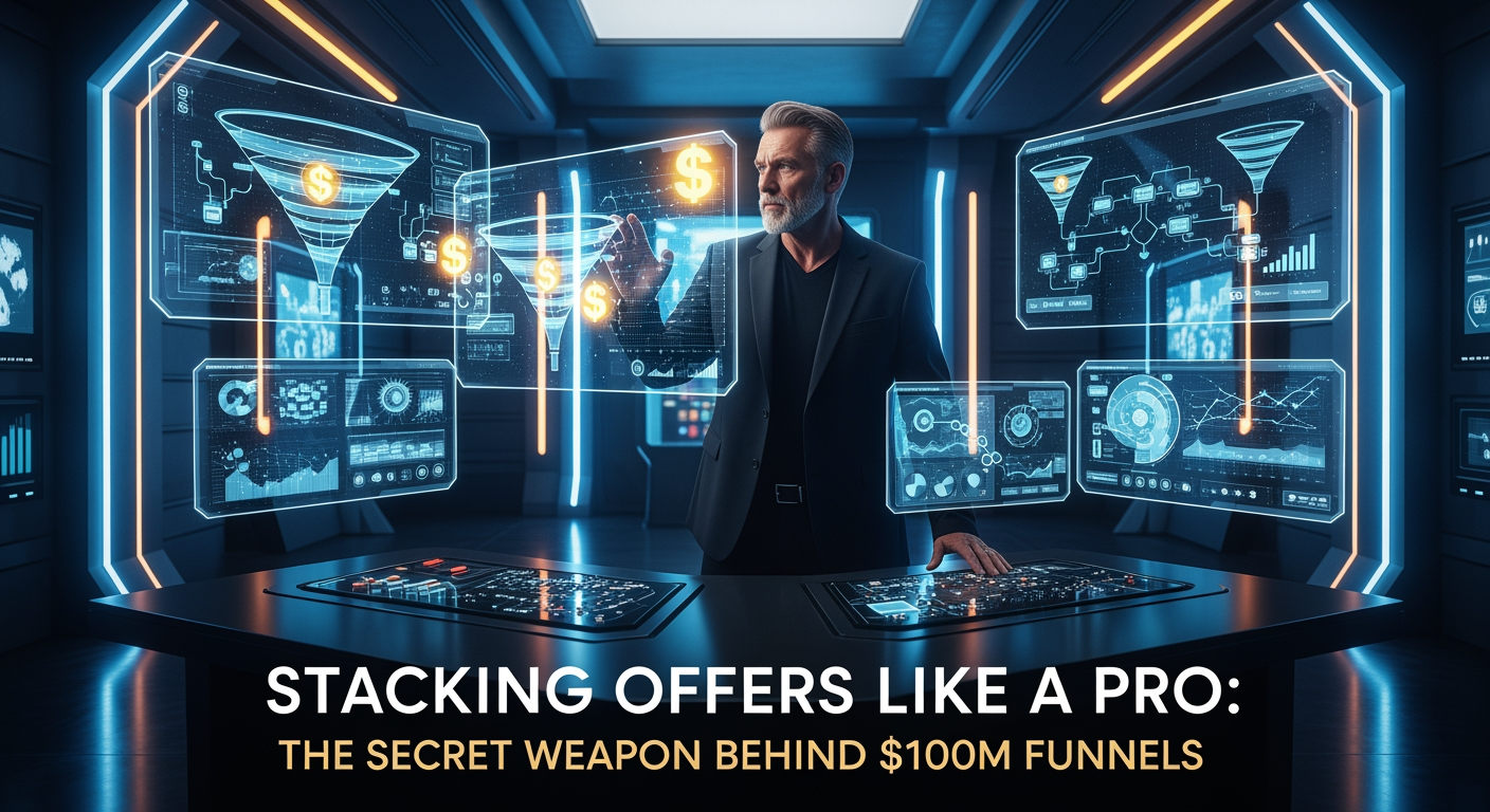 Stacking Offers Like a Pro: The Irresistible $100M Funnel Playbook Cover