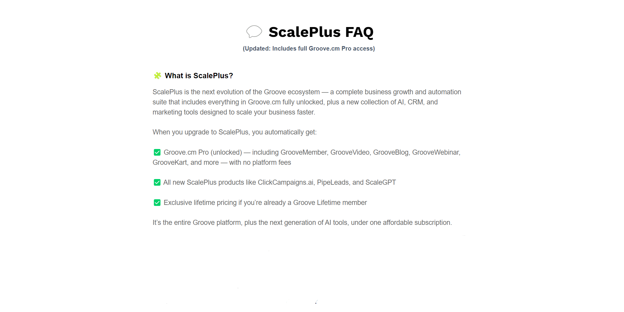 Unpacking the ScalePlus Suite: AI-Driven Business Growth Without the Headache Cover