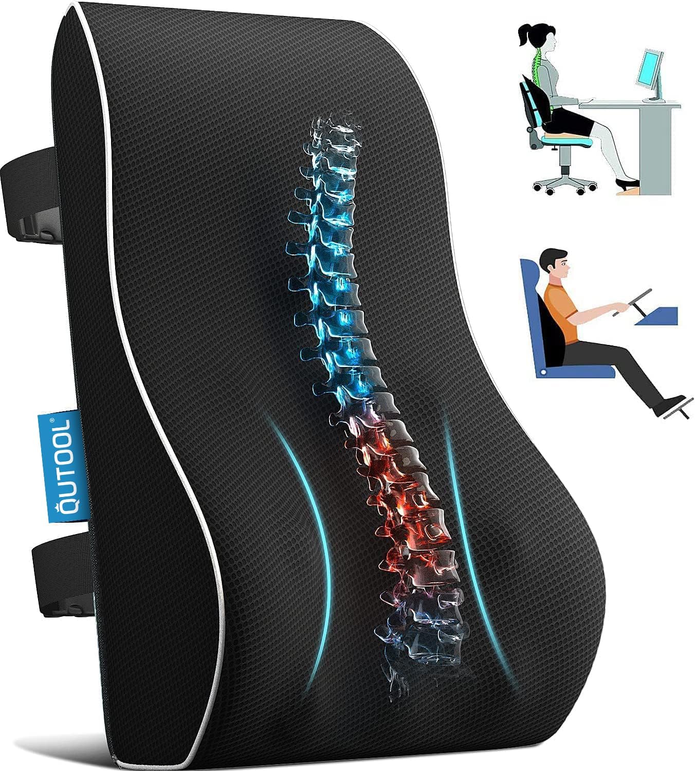 Fix Your Back Fast: QUTOOL Lumbar Support Pillow Cover