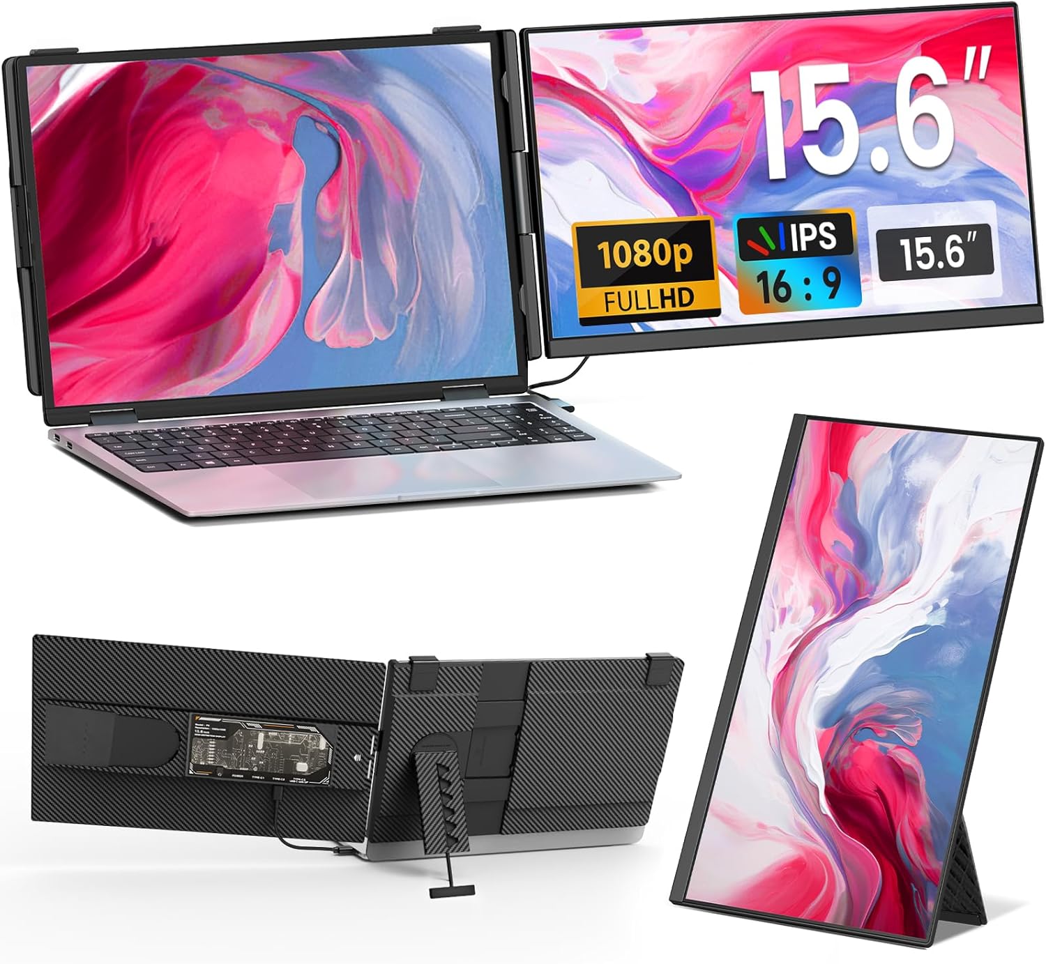 Cevaton Laptop Screen Extender: Portable Power Cover