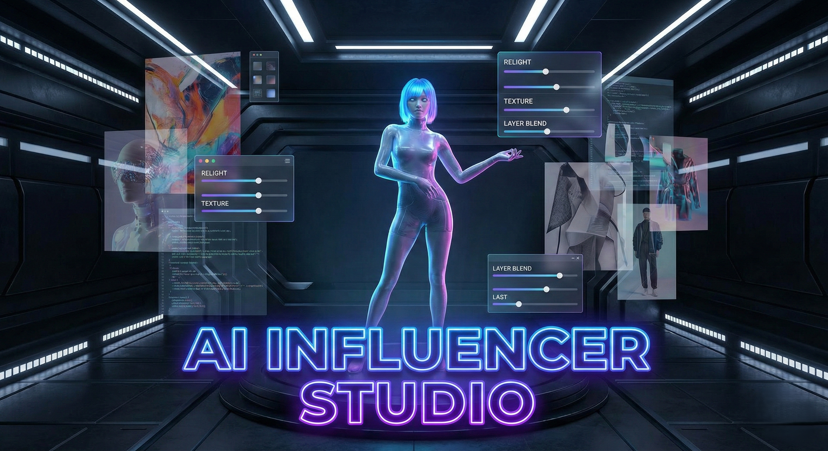 Higgsfield Influencer Studio (Virtual Creators, Mixed Media, Relight)