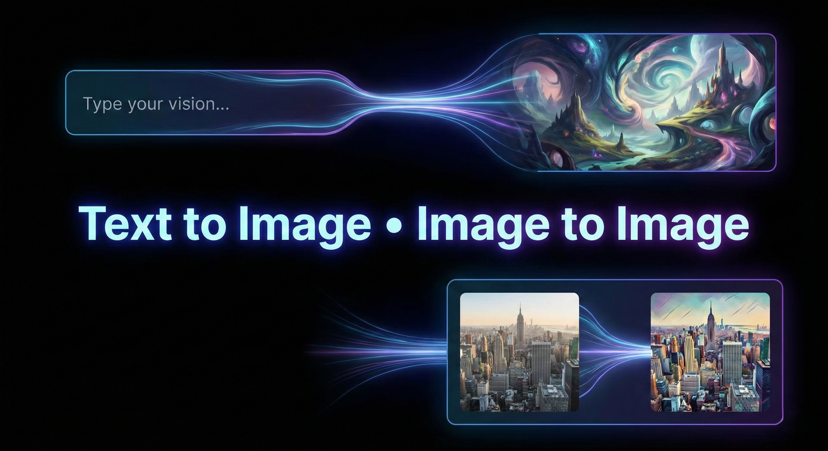 How Dreamina AI Works (Text → Image, Image → Image)