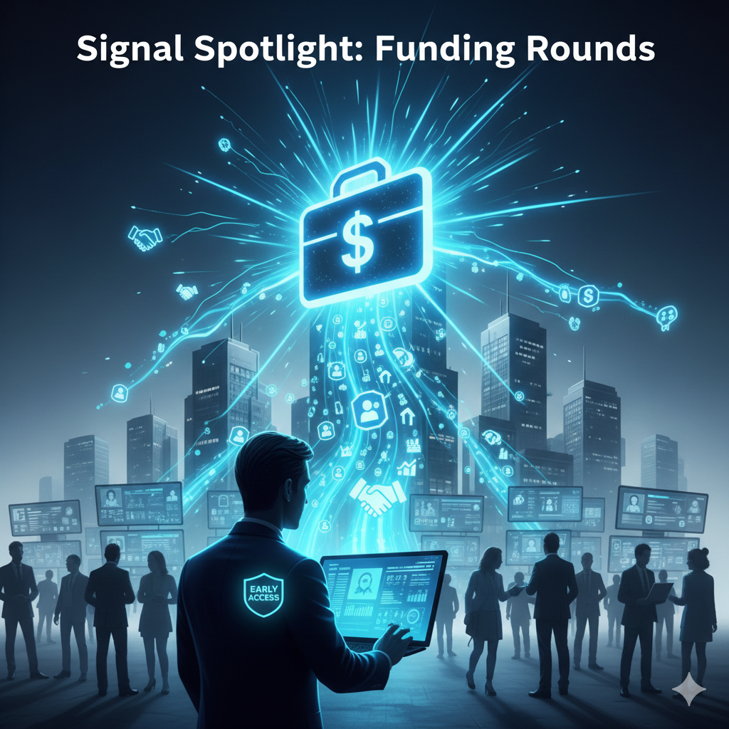 Featured illustration for article: Signal Spotlight: Funding Rounds